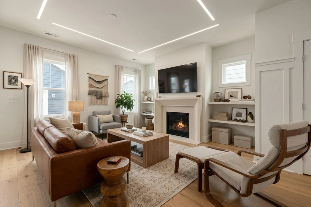 Redesigned Modern Living Room
