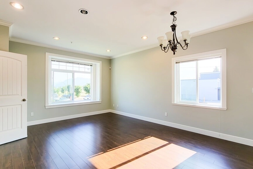 Empty Coastal Living Room